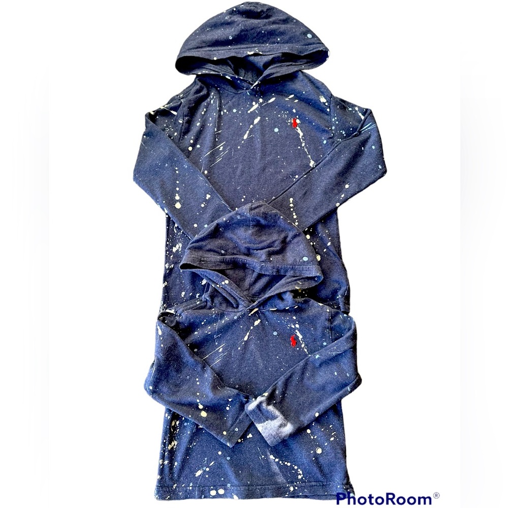 Ralph Lauren paint splatter hoodie